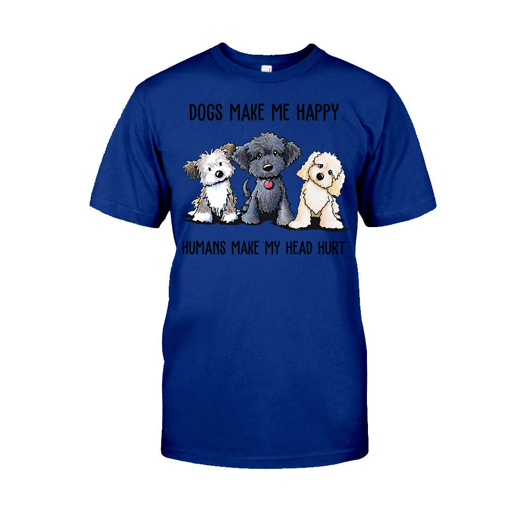 Hunde machen mich glücklich – T-Shirt und Hoodie 062021