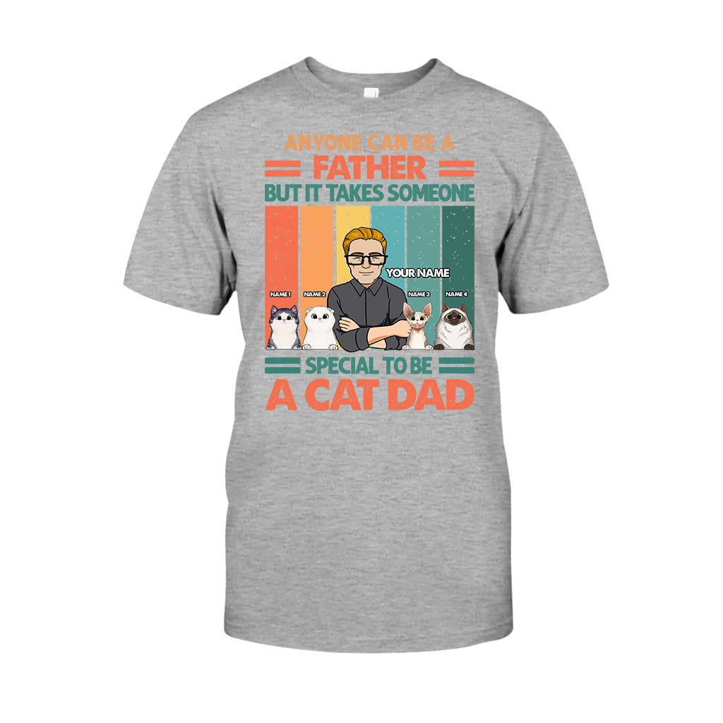 Jemand Besonderes, der Katzenpapa wird – personalisiertes Vatertags-T-Shirt und Hoodie