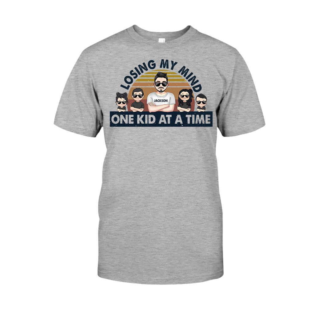 Losing My Mind One Kid At A Time - Gift for dad, dad - Personalized T-shirt And Hoodie
