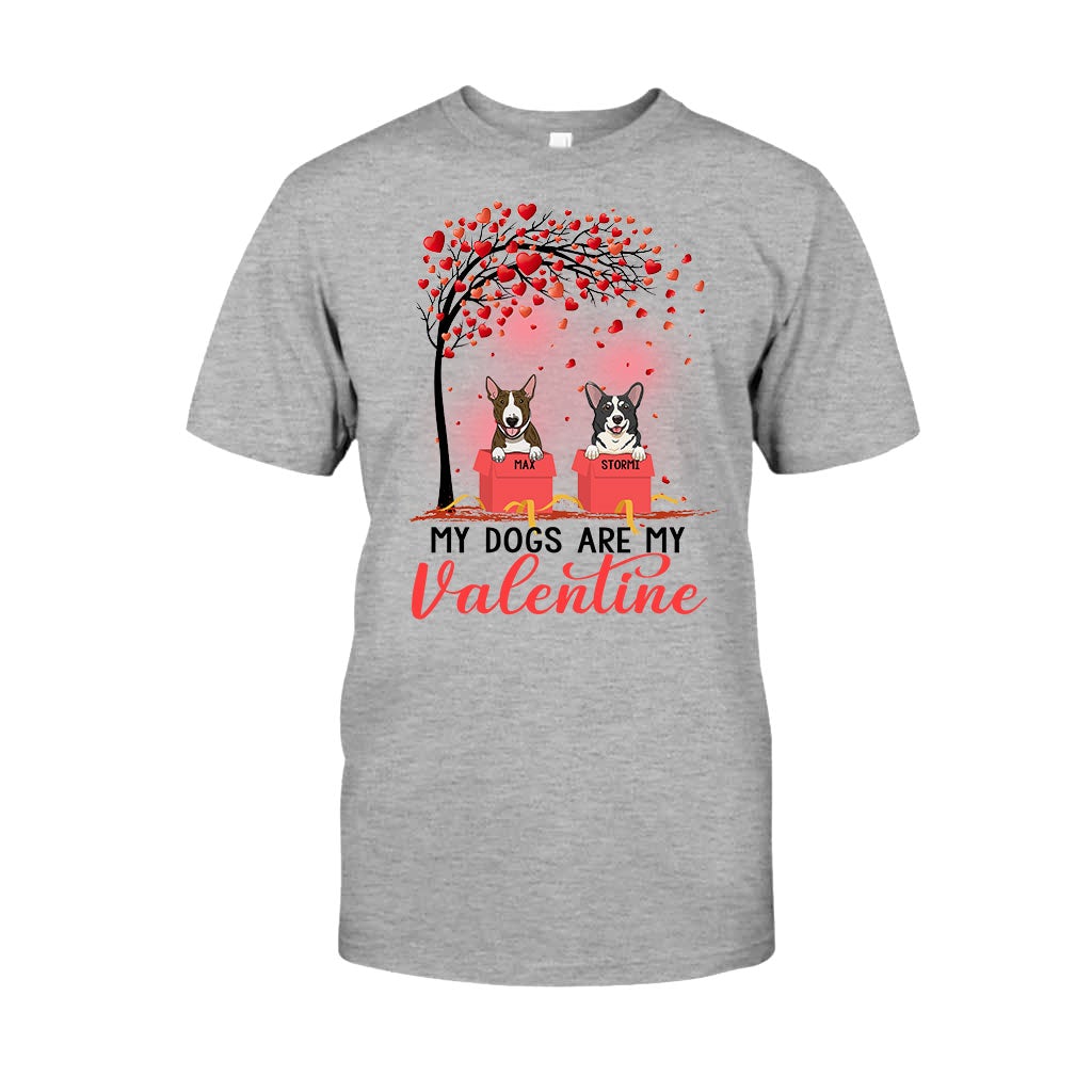 Hunde sind meine Valentinsgrüße – Personalisiertes T-Shirt und Hoodie