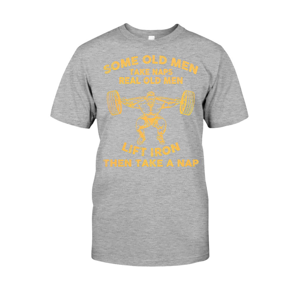 Some Old Men - Gewichtheben T-Shirt und Hoodie 092021