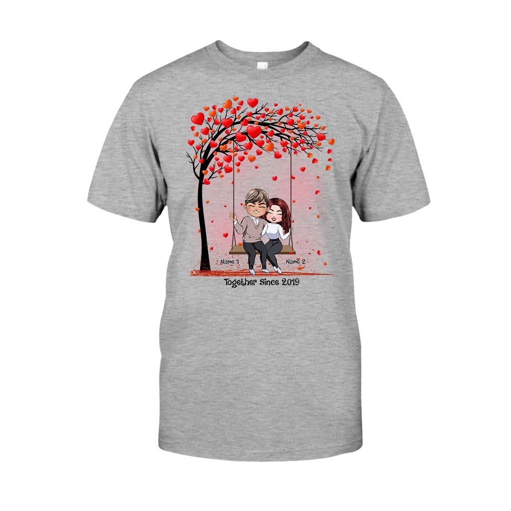 Together - Personalized Couple T-shirt and Hoodie