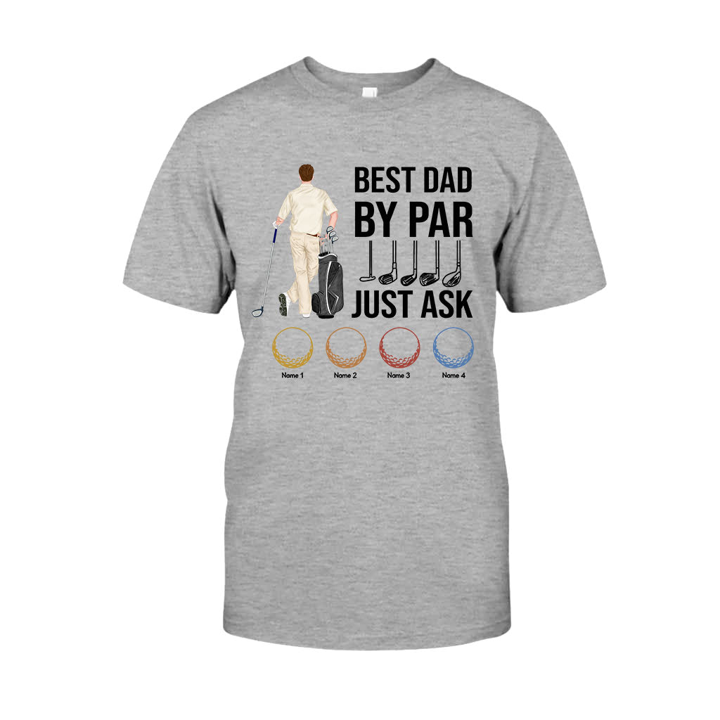 Bester Papa aller Zeiten – Personalisiertes Golf-T-Shirt und Hoodie zum Vatertag
