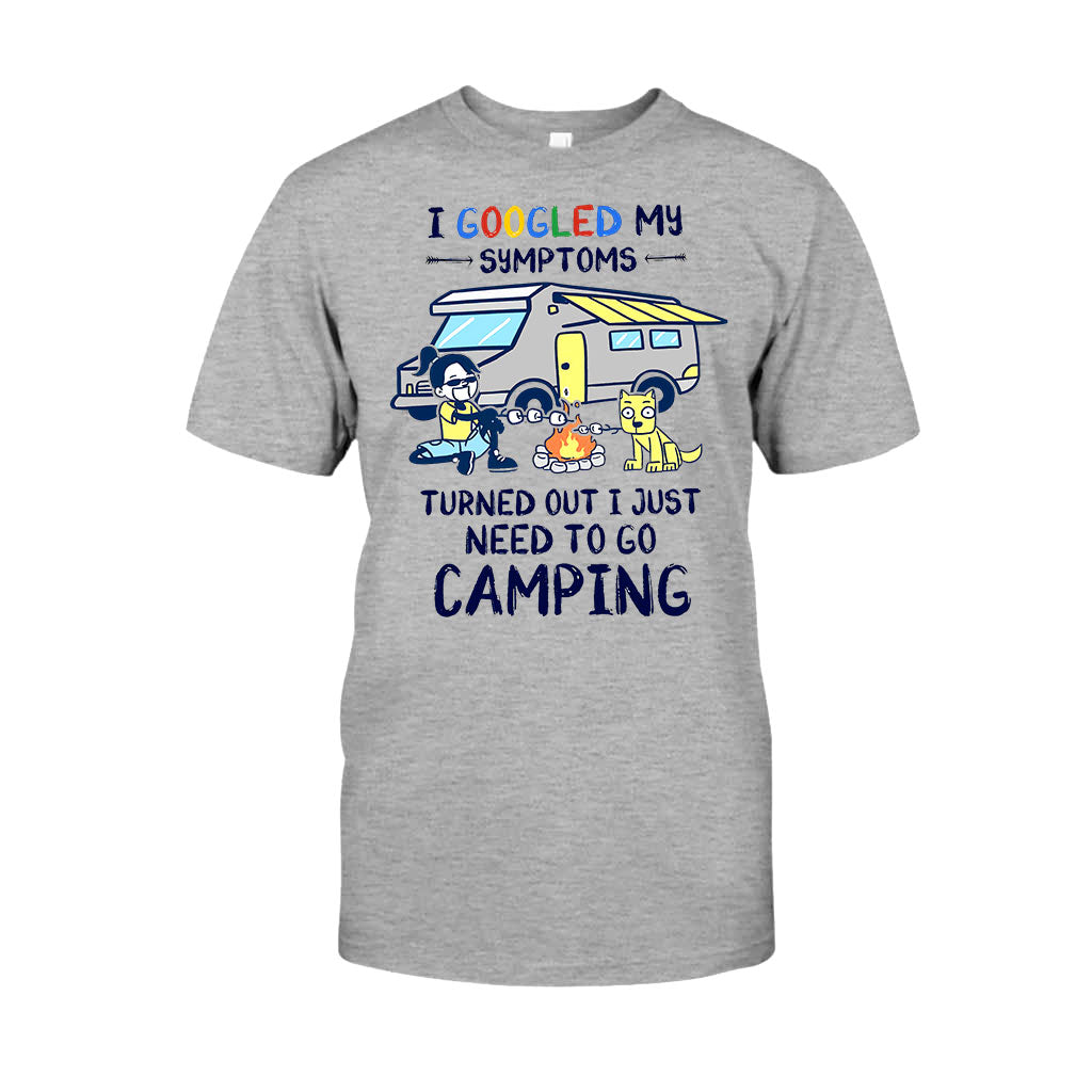 Ich habe meine Symptome gegoogelt – Camping-T-Shirt und Hoodie 112021