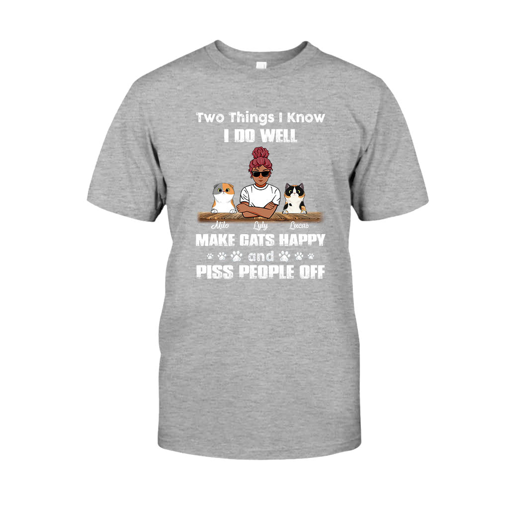 Zwei Dinge, die ich weiß – personalisiertes Hunde-T-Shirt und Hoodie