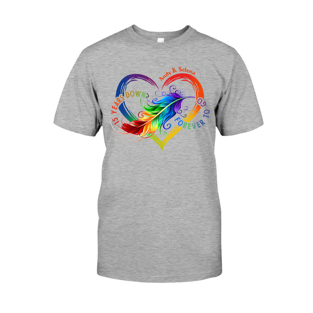 Forever To Go - Personalized Couple T-shirt and Hoodie