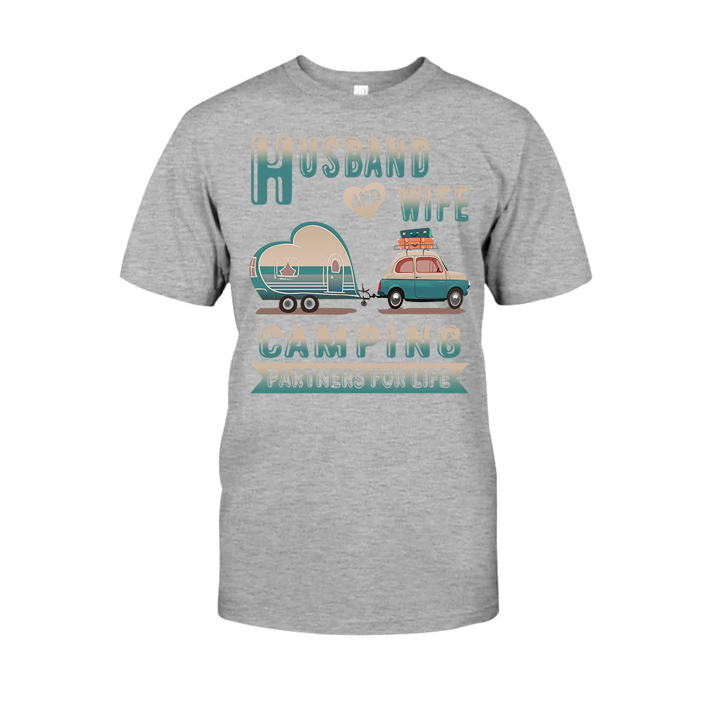 Campingpartner-Ehepaar – T-Shirt und Hoodie 112021