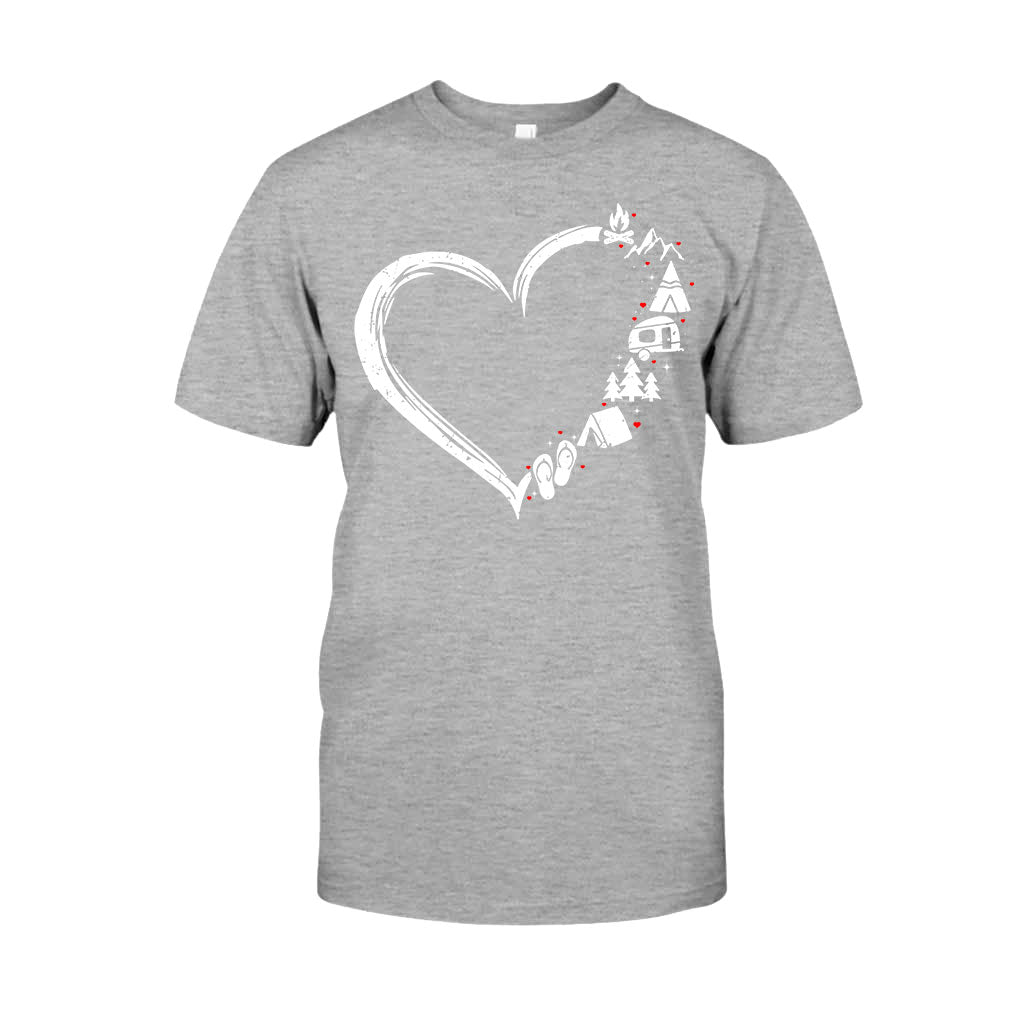 Camping Heart T-shirt and Hoodie 112021