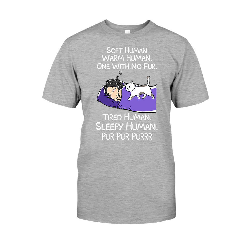 Weiches, warmes Mensch-T-Shirt und personalisierter Katzen-Hoodie