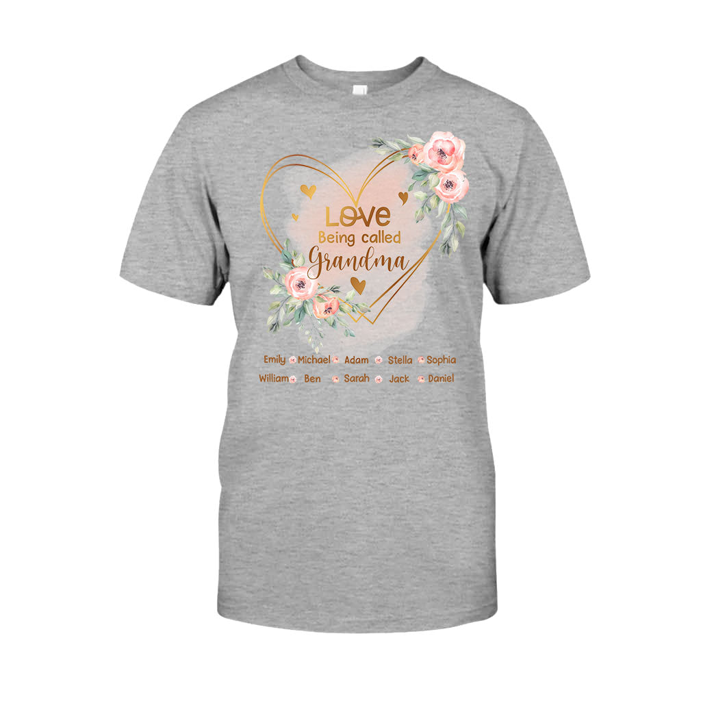Ich liebe es, Oma genannt zu werden – personalisiertes Oma-T-Shirt und Hoodie