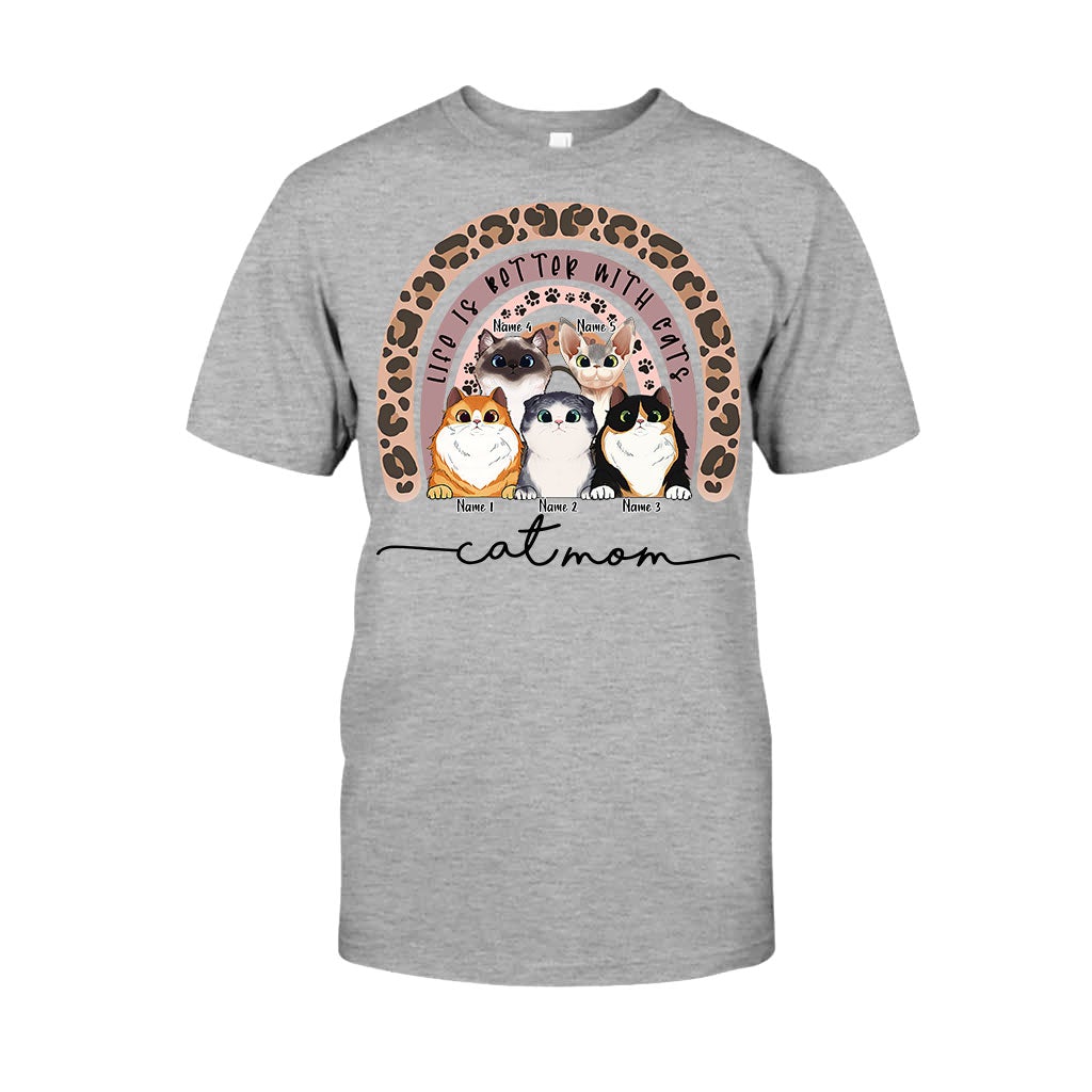 Katzenmama – Personalisiertes Katzen-T-Shirt und Hoodie