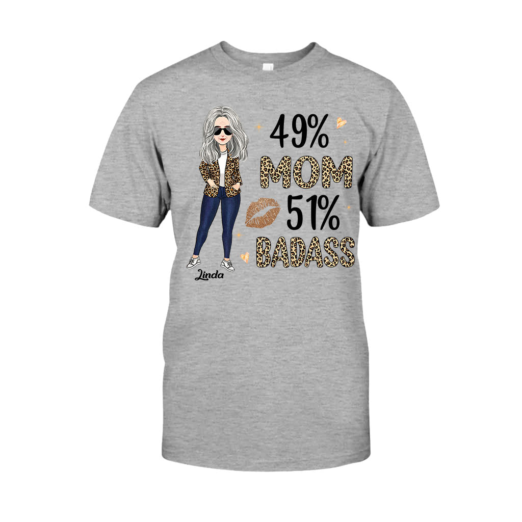 49 % Mama, 51 % Powerfrau – Personalisiertes Muttertags-T-Shirt und Hoodie