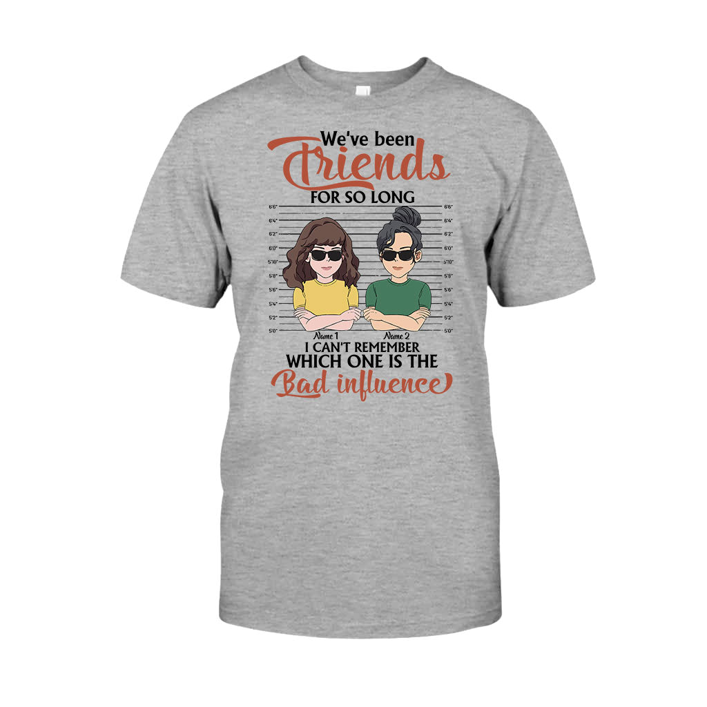 Wir sind schon so lange Freunde – personalisiertes Bestie-T-Shirt und Hoodie