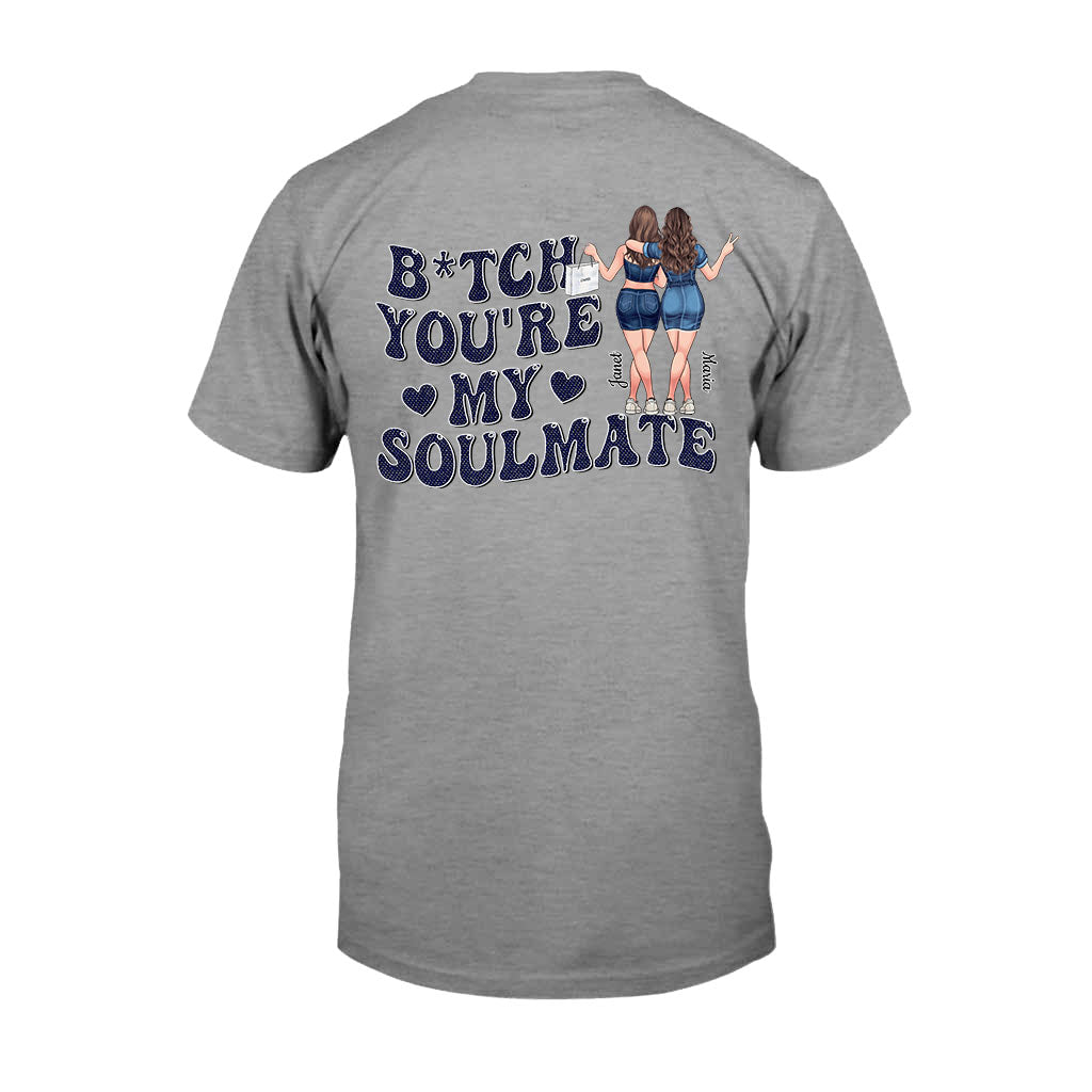 Du bist mein Seelenverwandter – Personalisiertes Bestie-T-Shirt und Hoodie