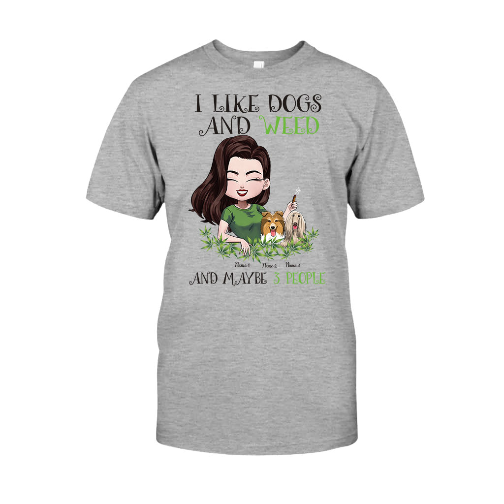 Ich mag Hunde – Personalisiertes Hunde-T-Shirt und Hoodie