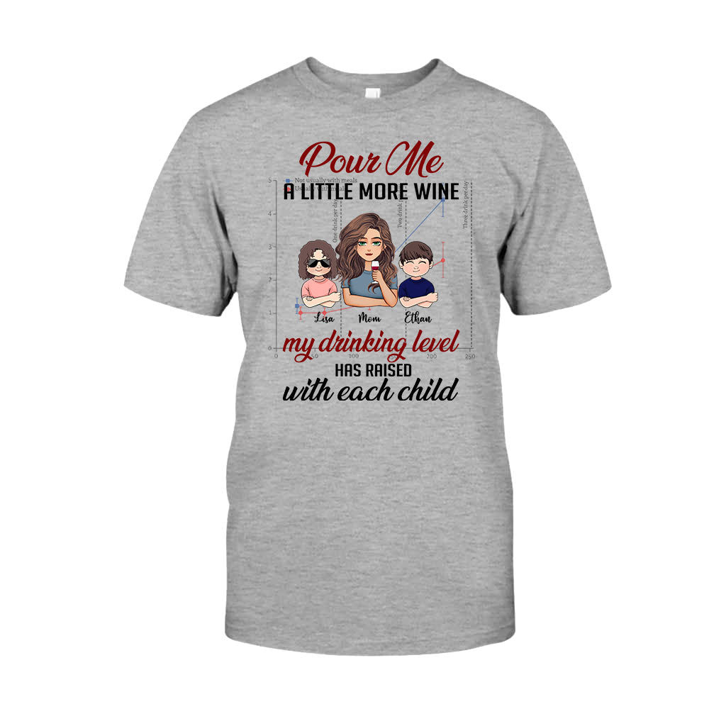 My Drinking Level - Personalized Mother's Day Mother T-shirt and Hoodie