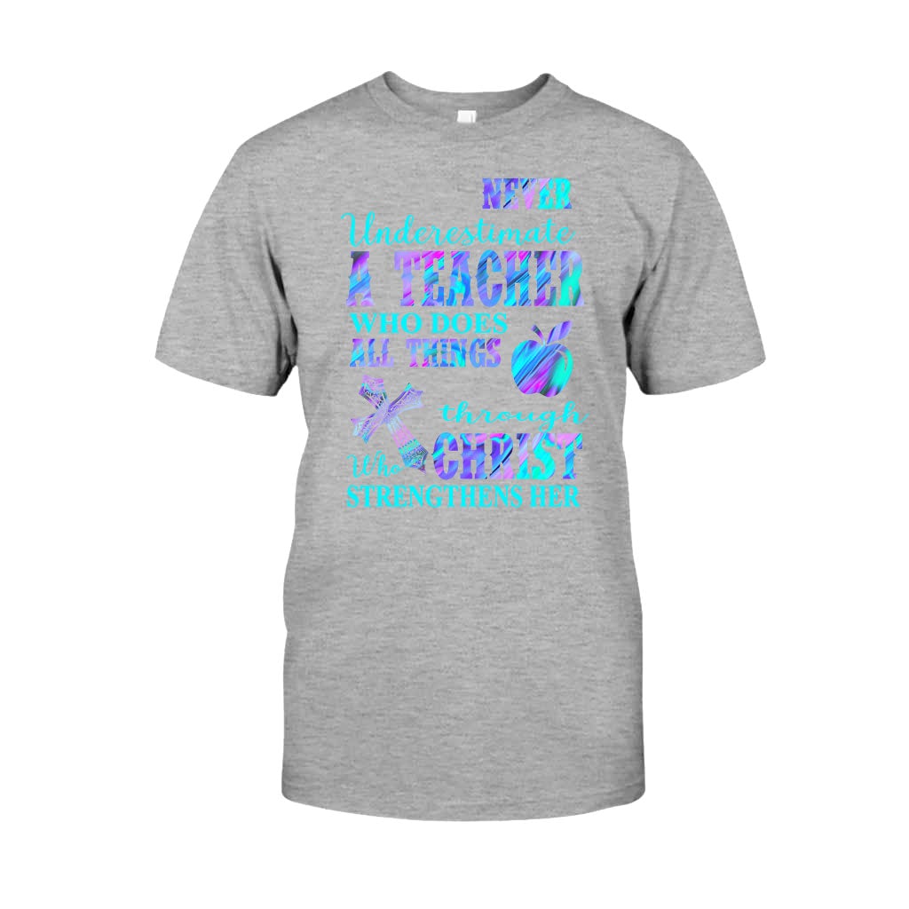 Unterschätze niemals einen Lehrer, der alles kann – T-Shirt und Hoodie 1121