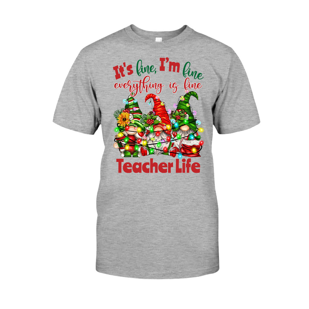 Alles gut, mir geht's gut, alles ist gut – personalisiertes Lehrer-T-Shirt und Hoodie