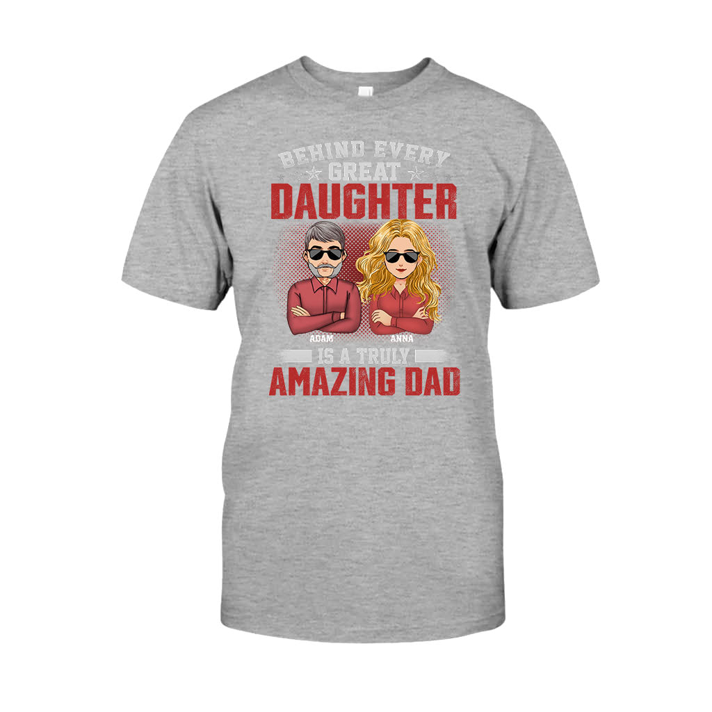 Ein wirklich großartiger Papa – Personalisiertes Vatertags-T-Shirt und Hoodie