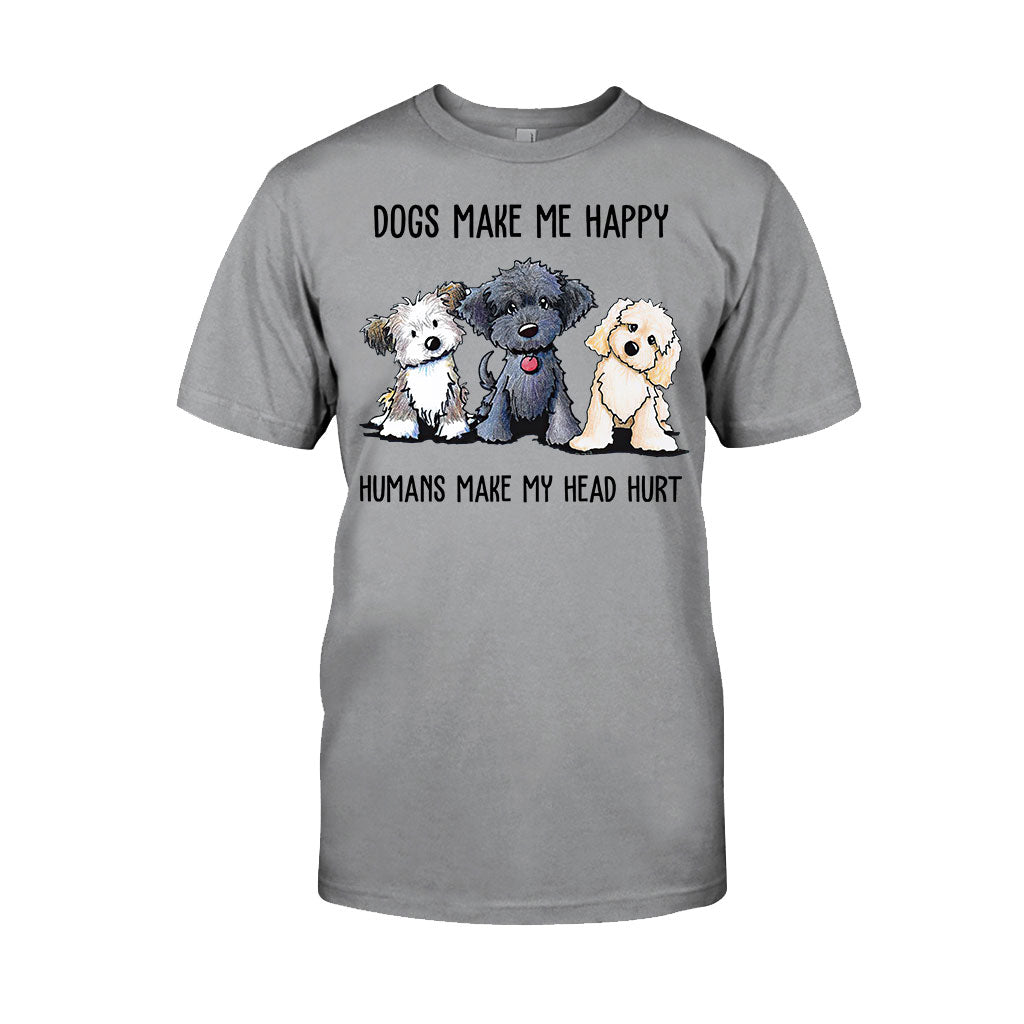 Hunde machen mich glücklich – T-Shirt und Hoodie 062021