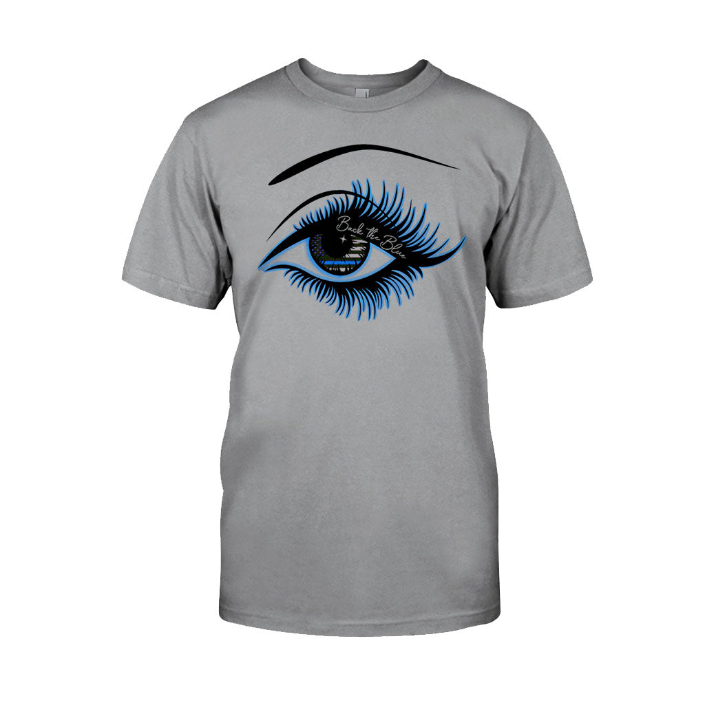 Blue Line Eye - Police Officer T-shirt And Hoodie 062021