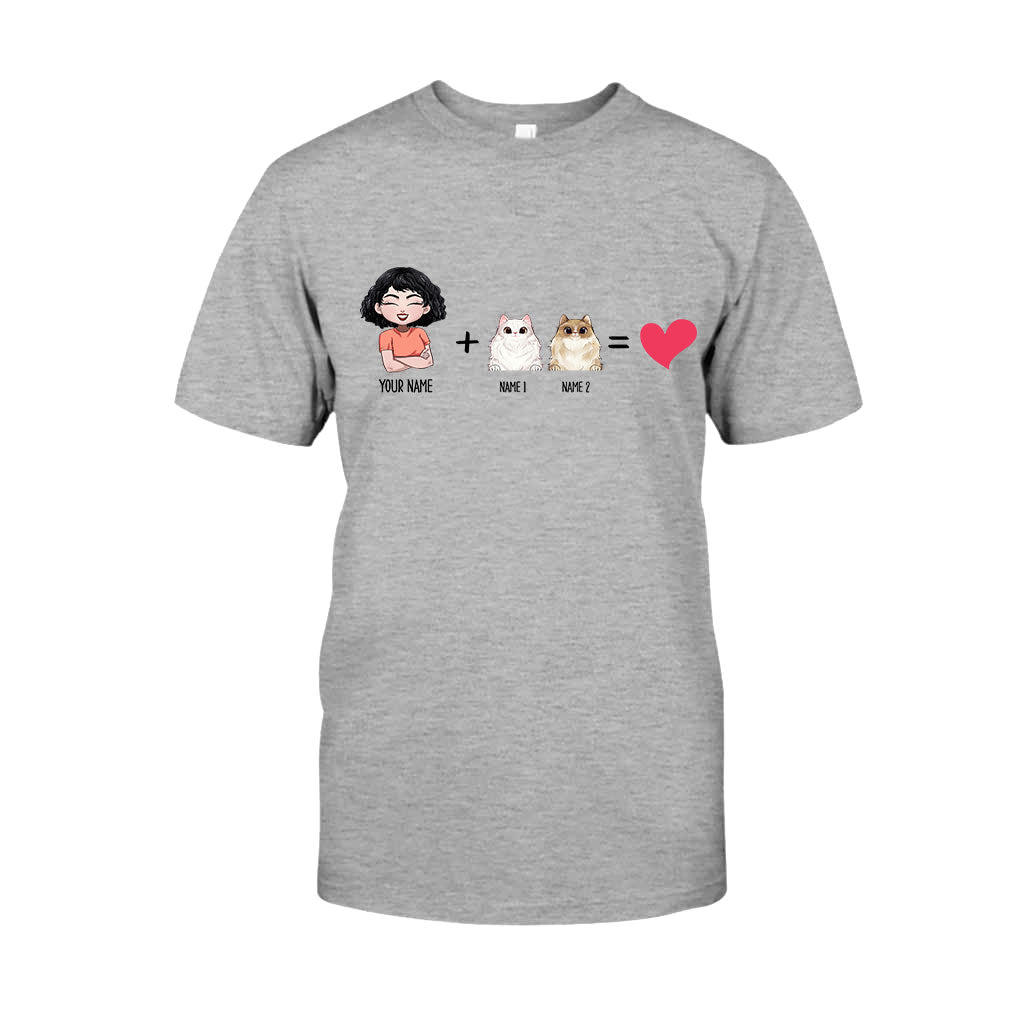Me With The Cats - Personalized Cat T-shirt and Hoodie