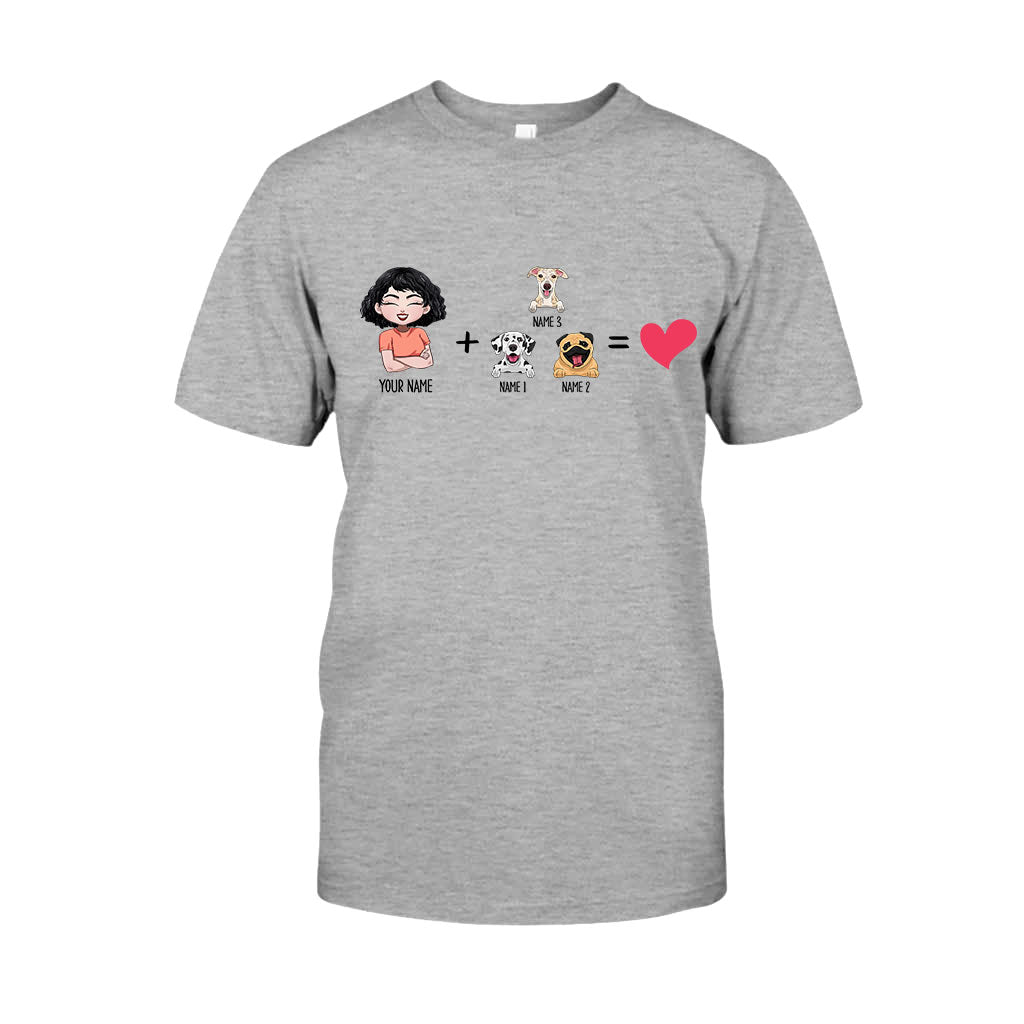 Ich mit den Hunden – Personalisiertes Hunde-T-Shirt und Hoodie