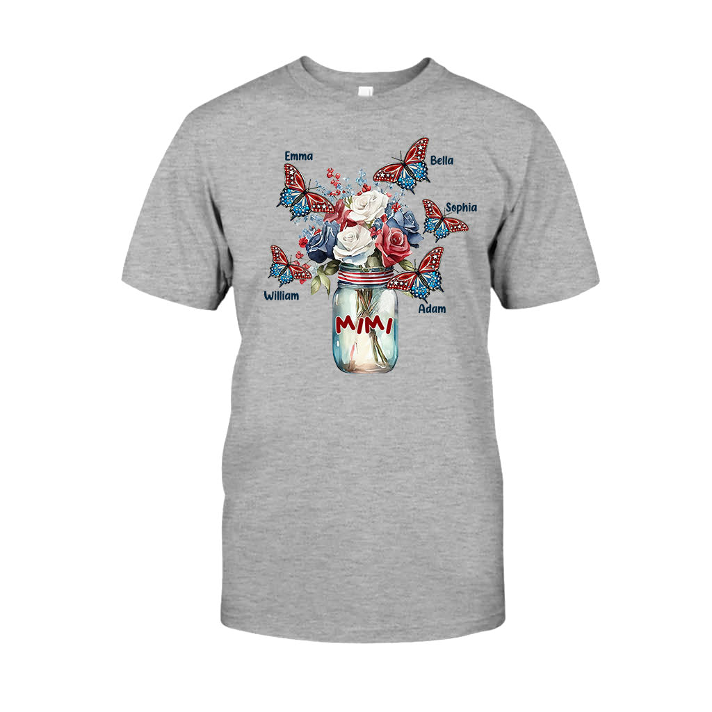 Glück ist Oma sein – Geschenk für Oma, Mama, Tante – Personalisiertes T-Shirt und Hoodie