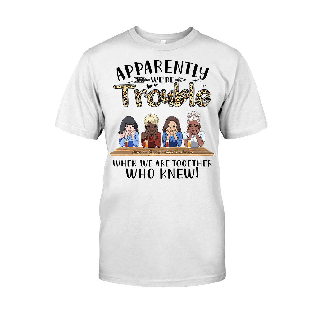 Offenbar sind wir zusammen nur Ärger – wer hätte das gedacht? – Personalisiertes Bestie-T-Shirt und Hoodie