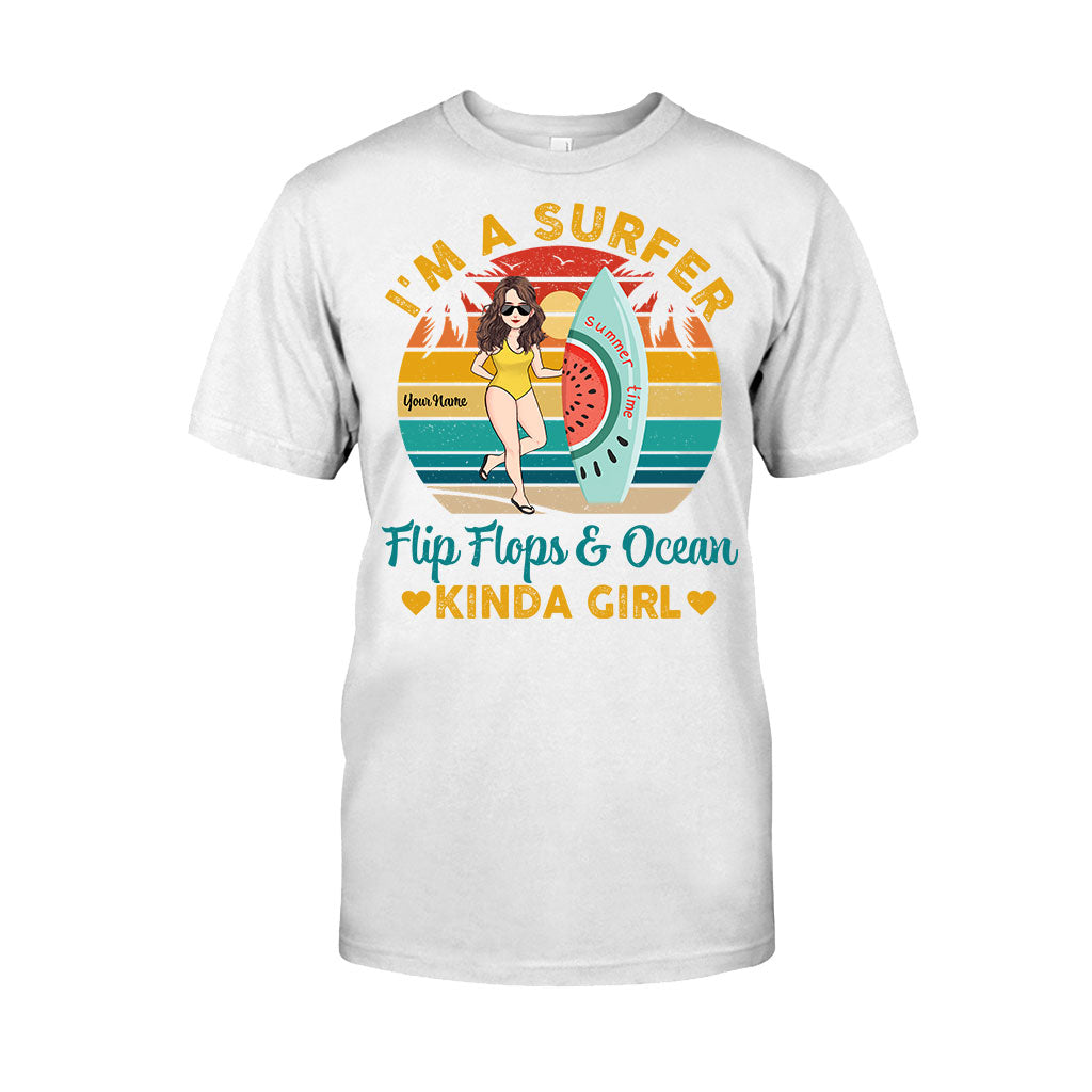 Ich bin ein Flip-Flop – Personalisiertes Surf-T-Shirt und Hoodie