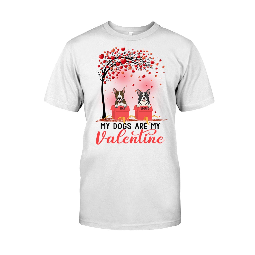 Hunde sind meine Valentinsgrüße – Personalisiertes T-Shirt und Hoodie