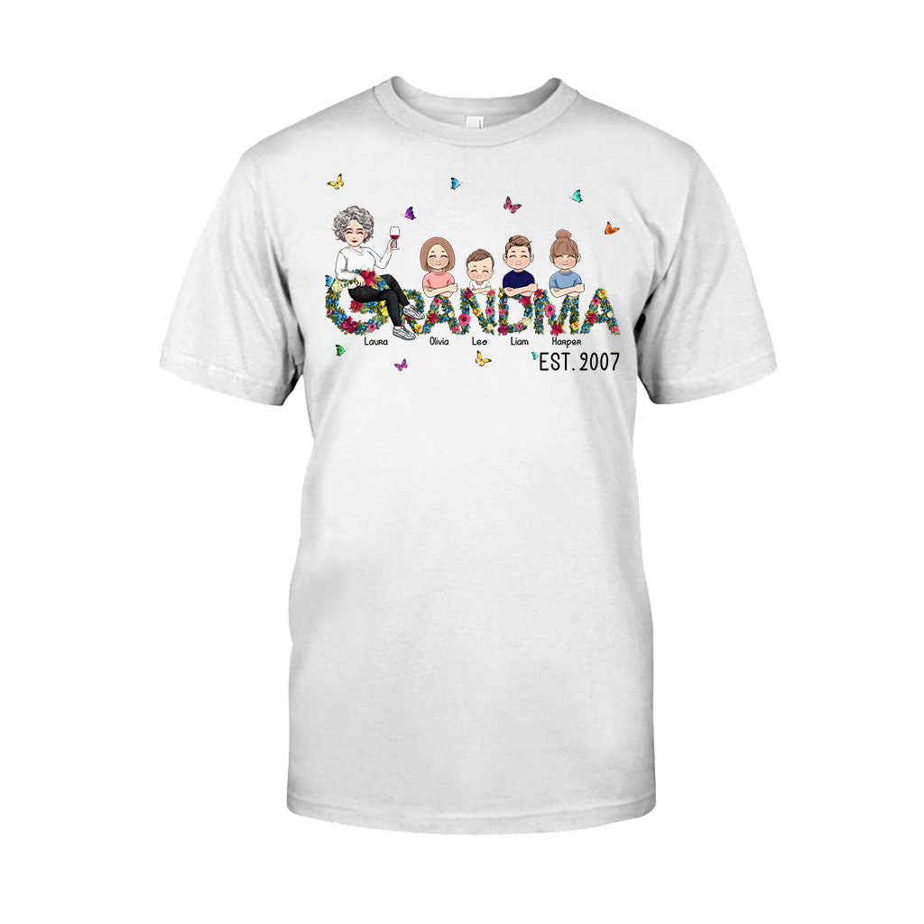Oma seit – Personalisiertes Muttertags-T-Shirt und Hoodie für Omas