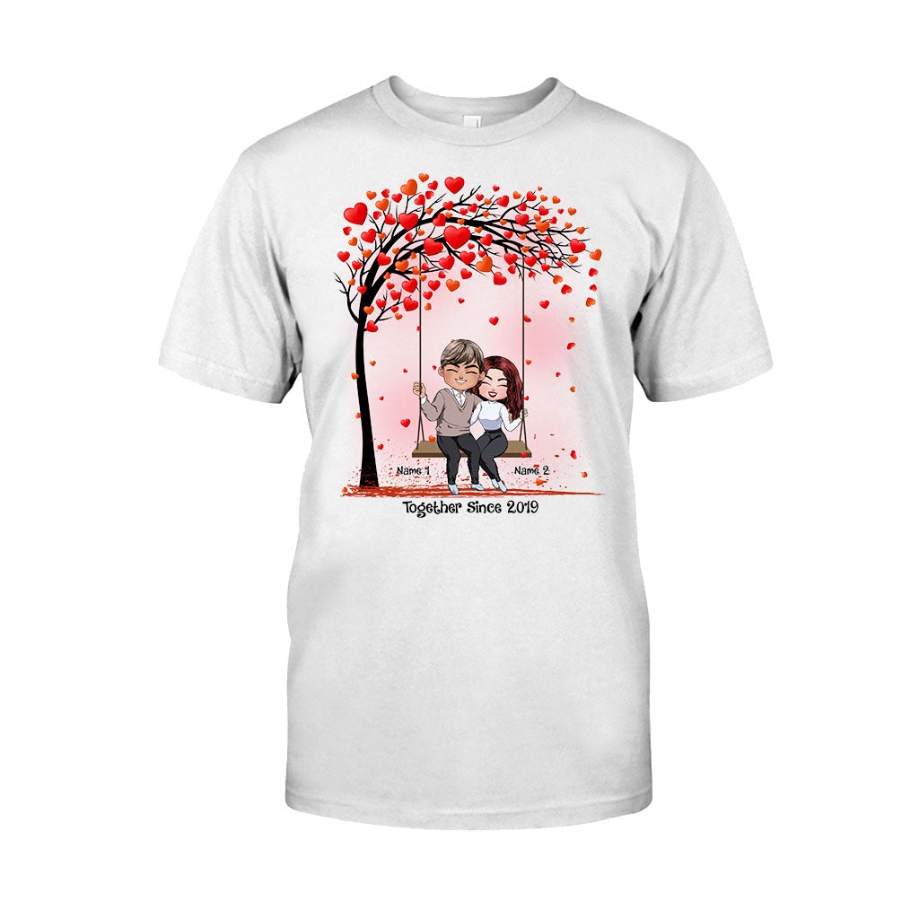 Together - Personalized Couple T-shirt and Hoodie