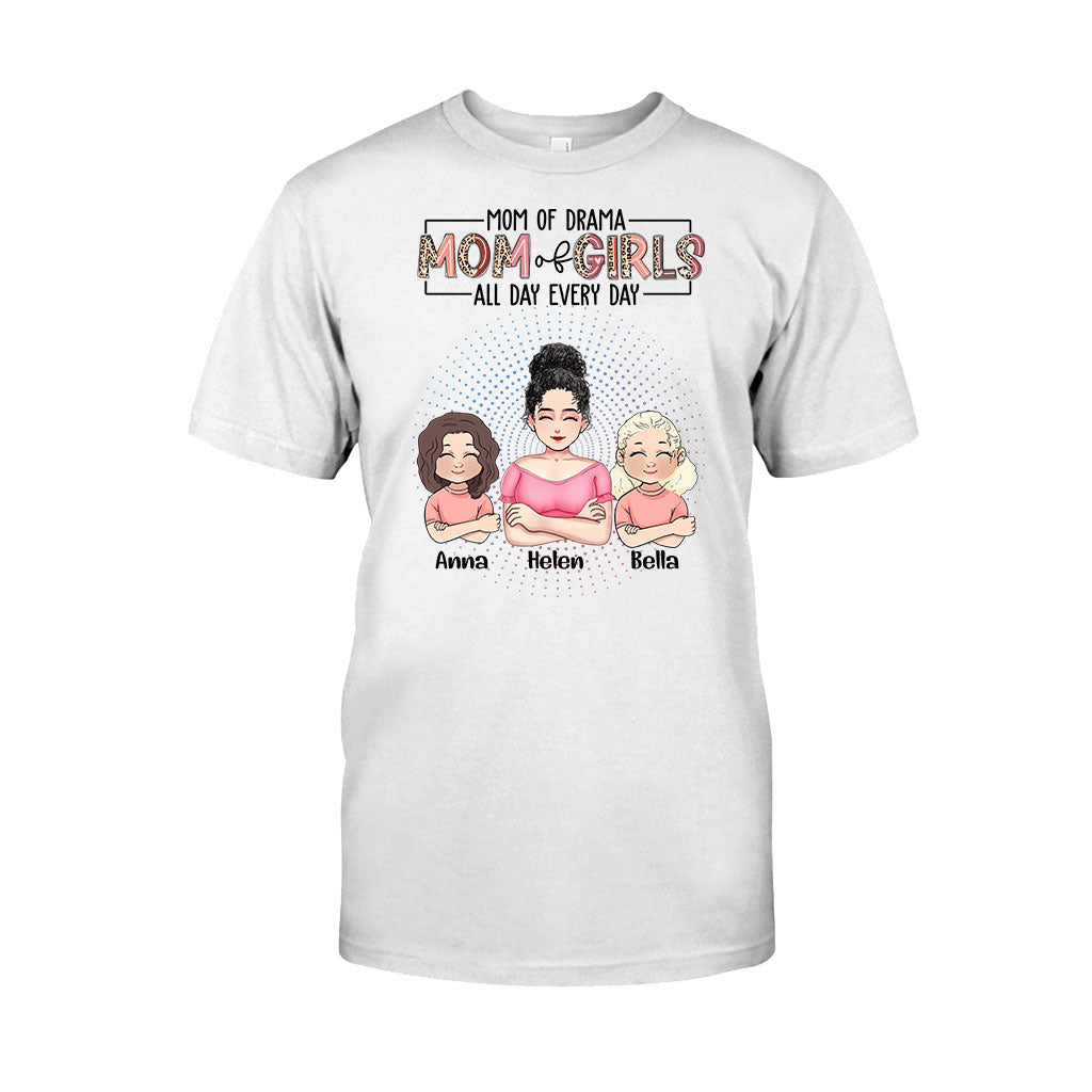 Mama-Modus den ganzen Tag – Personalisiertes Muttertags-T-Shirt und Hoodie