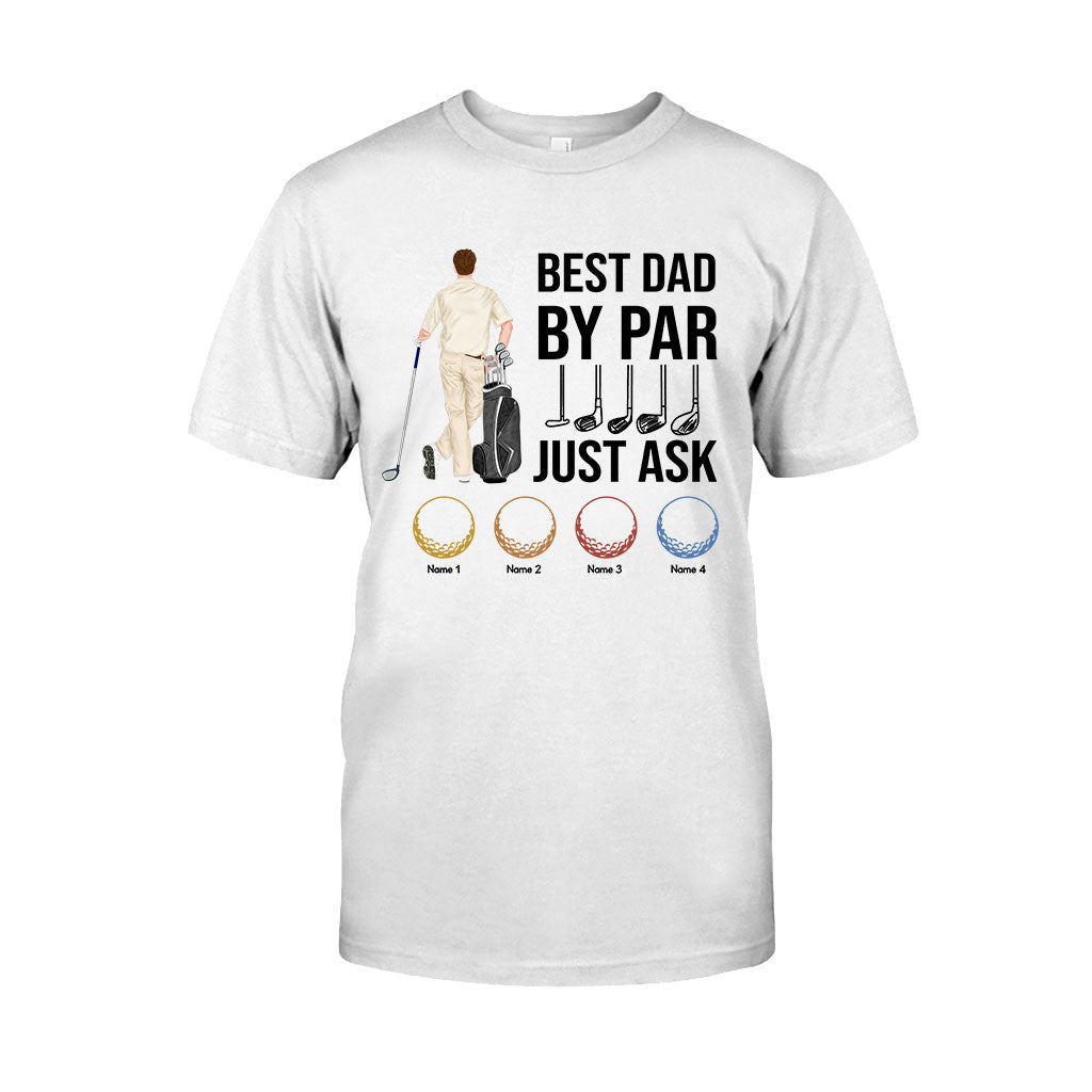 Bester Papa aller Zeiten – Personalisiertes Golf-T-Shirt und Hoodie zum Vatertag