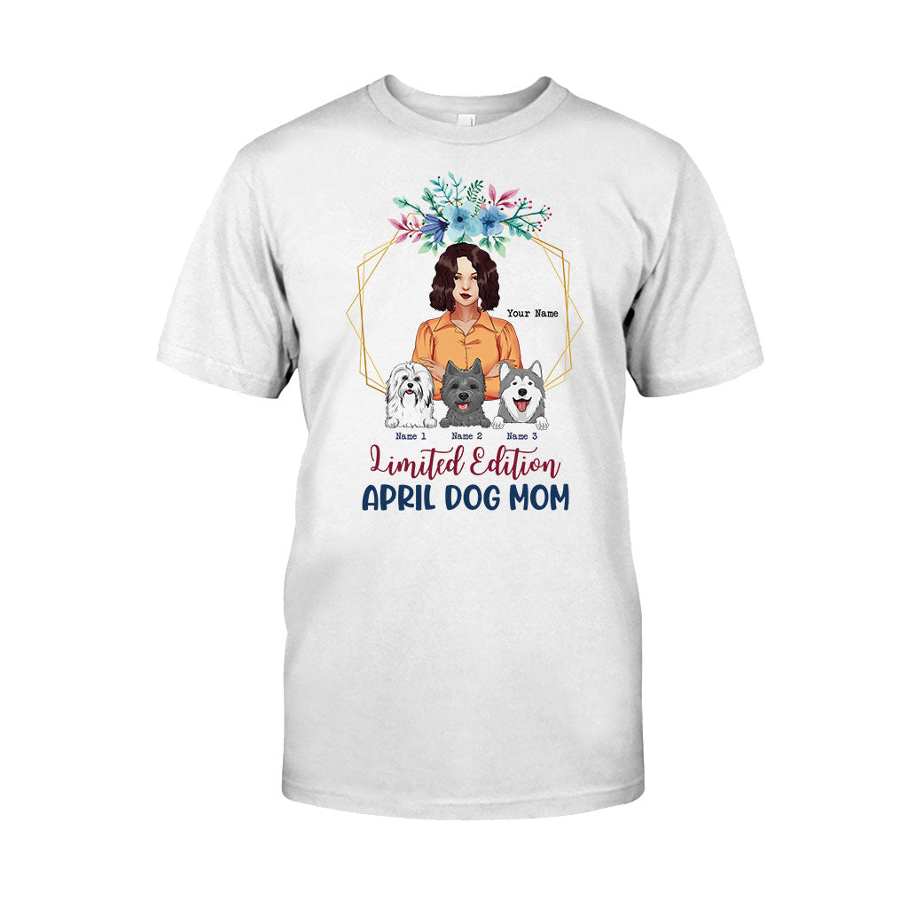 Limitierte Auflage: April-Hundemama – Personalisiertes Muttertags-T-Shirt und Hoodie