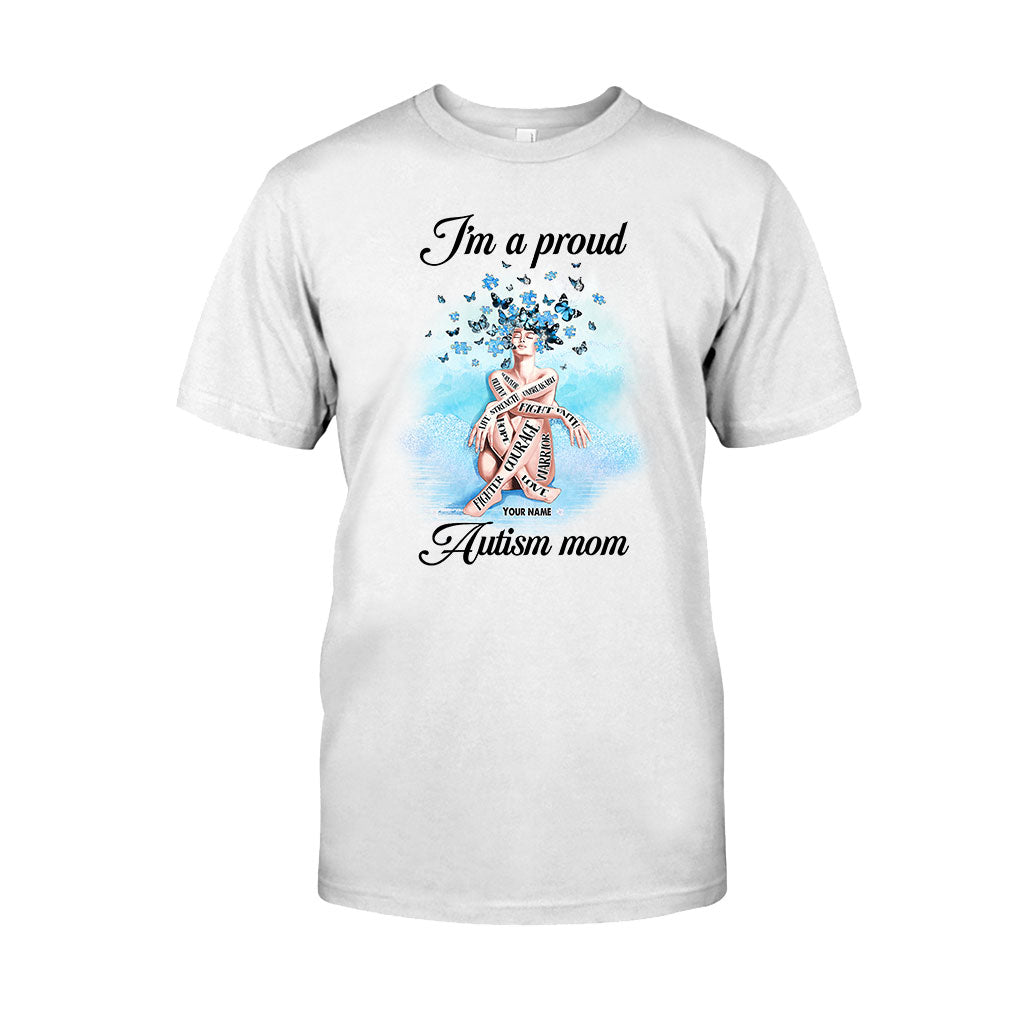 Autism Mom – Personalisiertes T-Shirt und Hoodie zur Sensibilisierung für Autismus