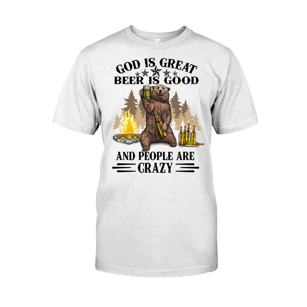 God Is Great Beer Is Good - Camping T-shirt and Hoodie 112021