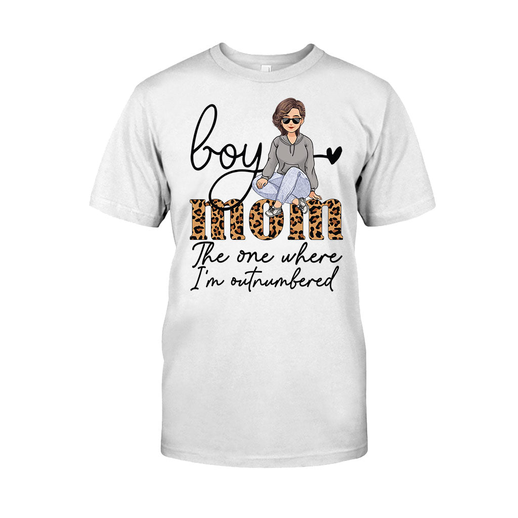 The One Where I'm Outnumbered - Personalized Mother's Day Mother T-shirt and Hoodie