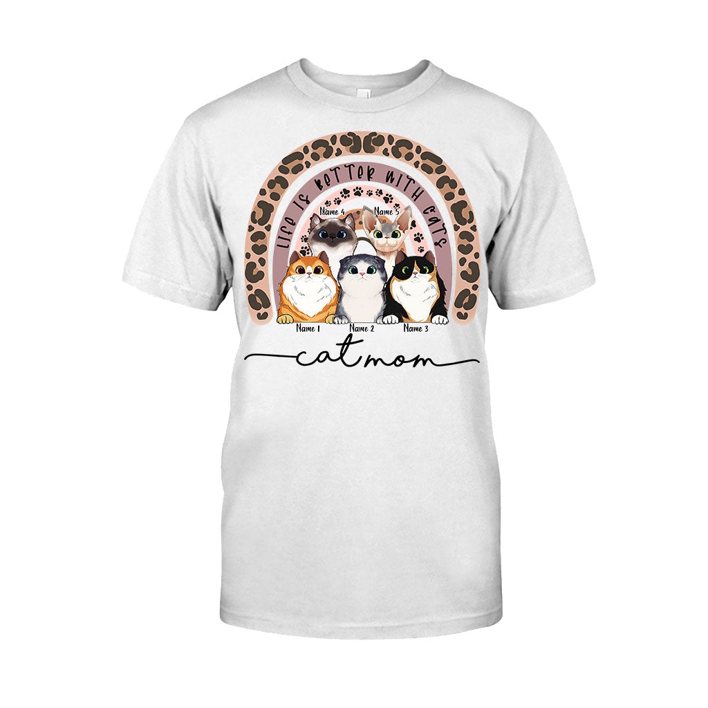 Katzenmama – Personalisiertes Katzen-T-Shirt und Hoodie