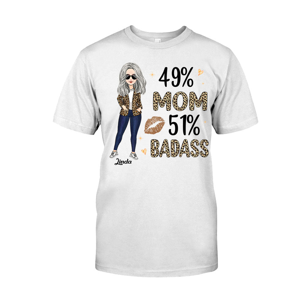49 % Mama, 51 % Powerfrau – Personalisiertes Muttertags-T-Shirt und Hoodie