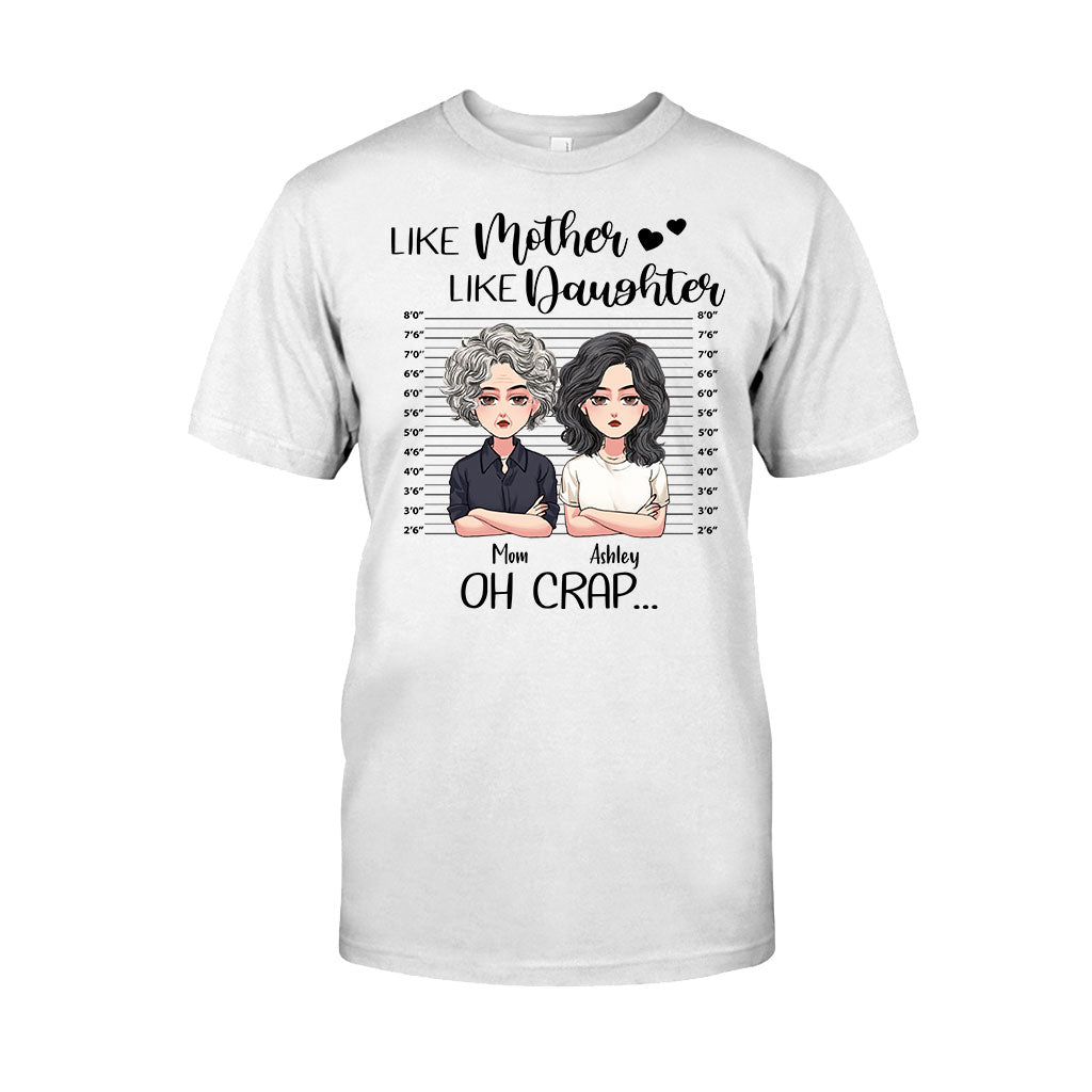 Wie die Mutter, so die Tochter – Personalisiertes Muttertags-T-Shirt und Hoodie