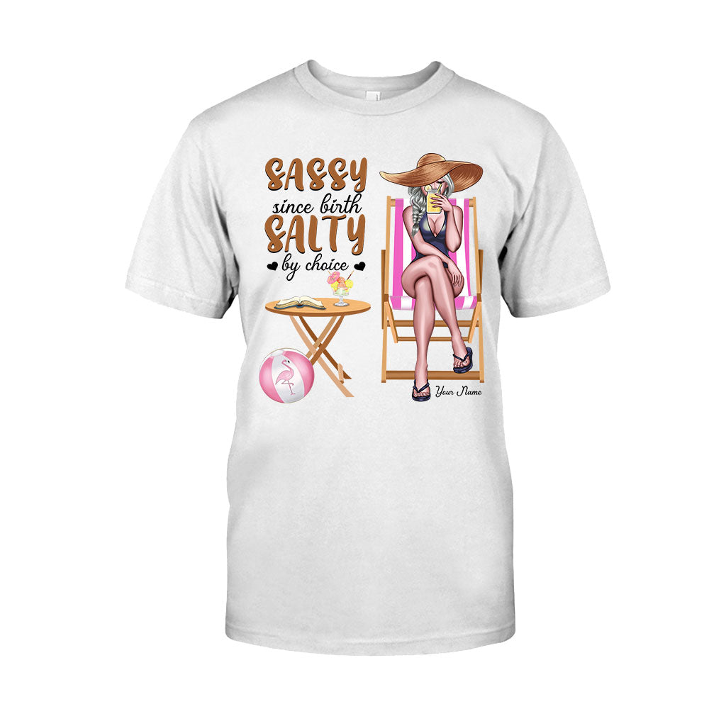 Strandliebhaberin – Personalisiertes T-Shirt und Hoodie für Meeresfans