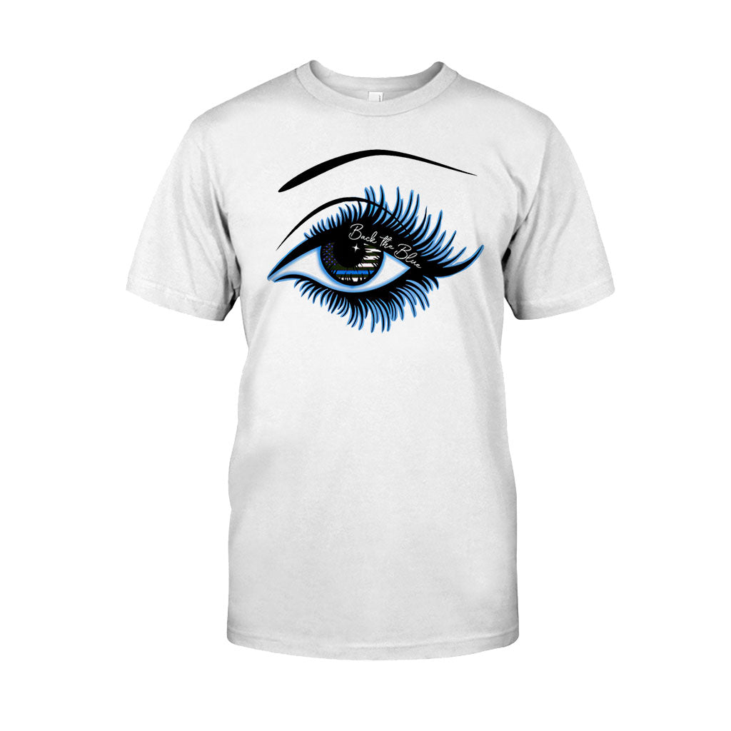 Blue Line Eye - Police Officer T-shirt And Hoodie 062021