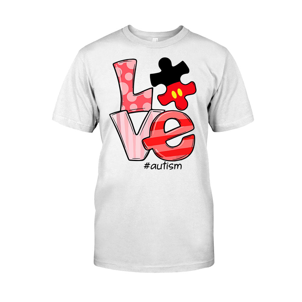 T-Shirt und Hoodie „Liebe jemanden mit Autismus“ 062021