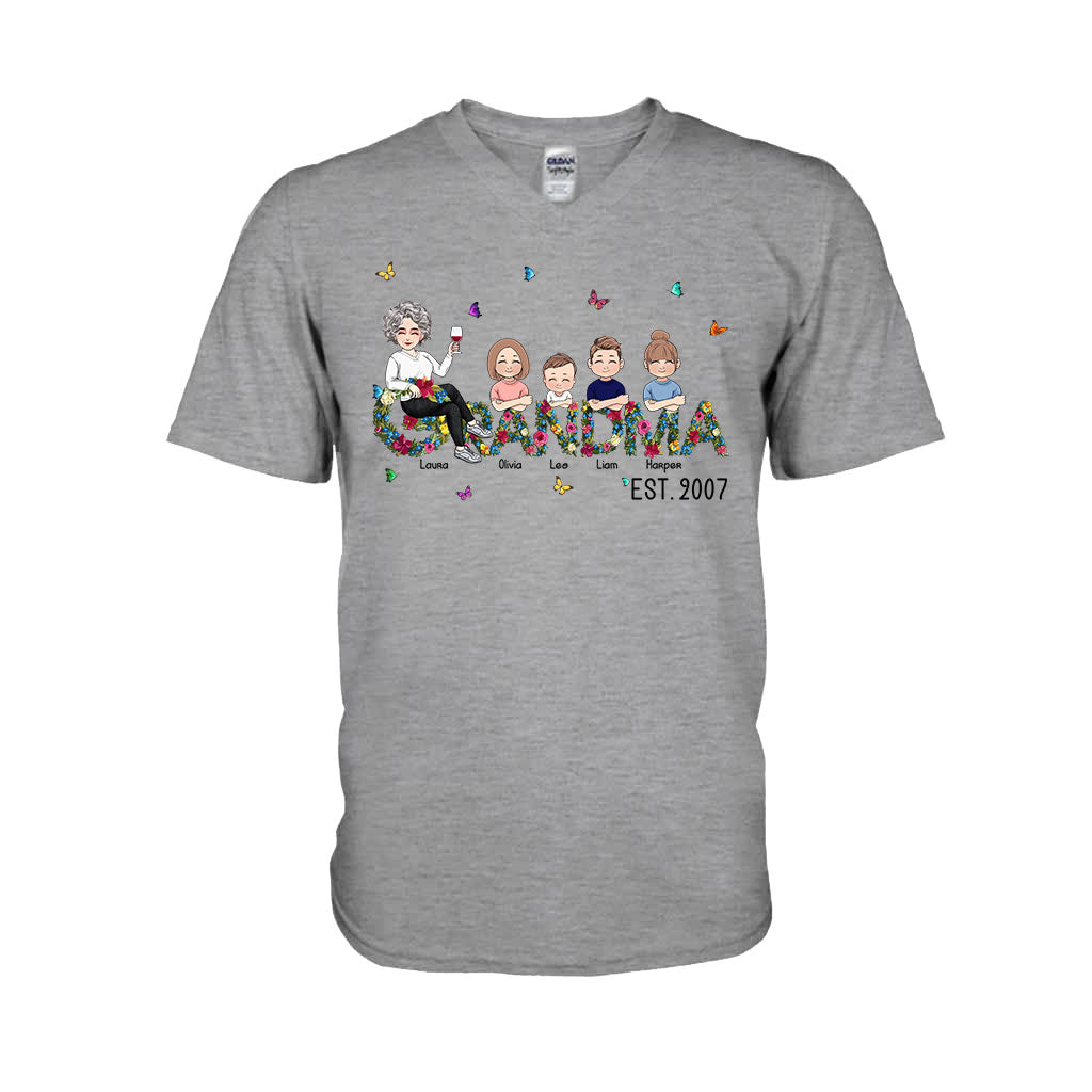 Oma seit – Personalisiertes Muttertags-T-Shirt und Hoodie für Omas