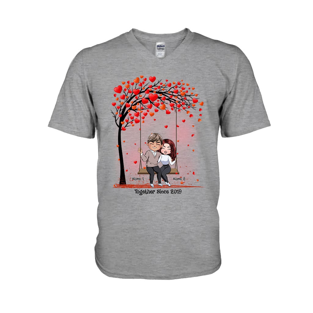Together - Personalized Couple T-shirt and Hoodie