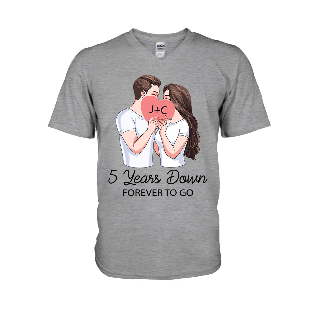 Forever To Go - Personalized Couple T-shirt and Hoodie