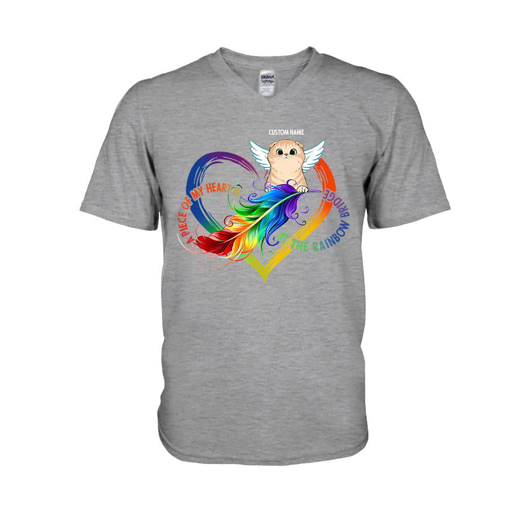 Ein Stück meines Herzens – Personalisiertes Katzen-T-Shirt und Hoodie