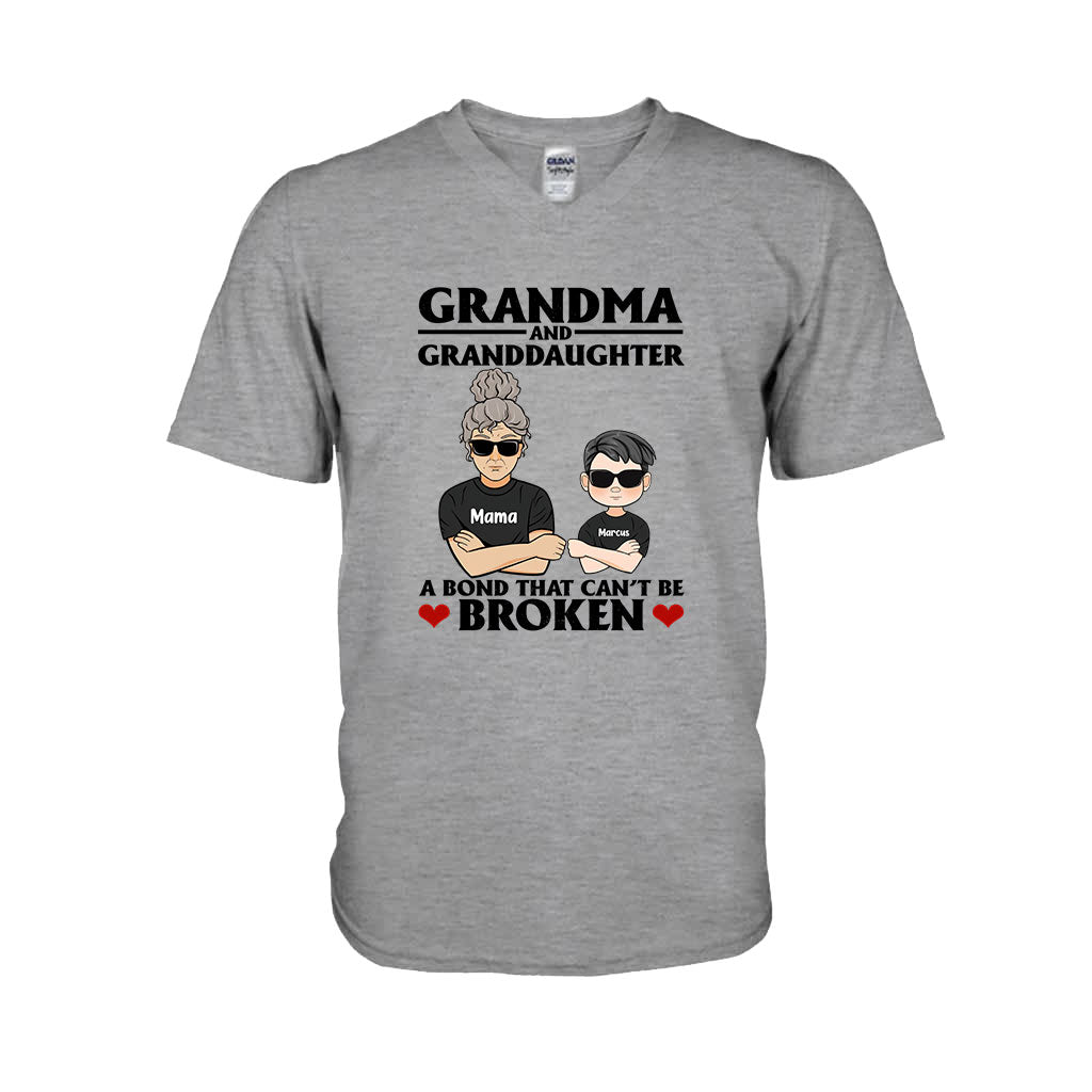 A Bond That Can't Be Broken - Personalized Grandma T-shirt and Hoodie